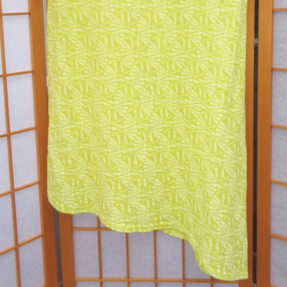 FRESH PRODUCE Sasha T tunic Lemondrop Yellow Asymmetrical Hem - Picture 6 of 6
